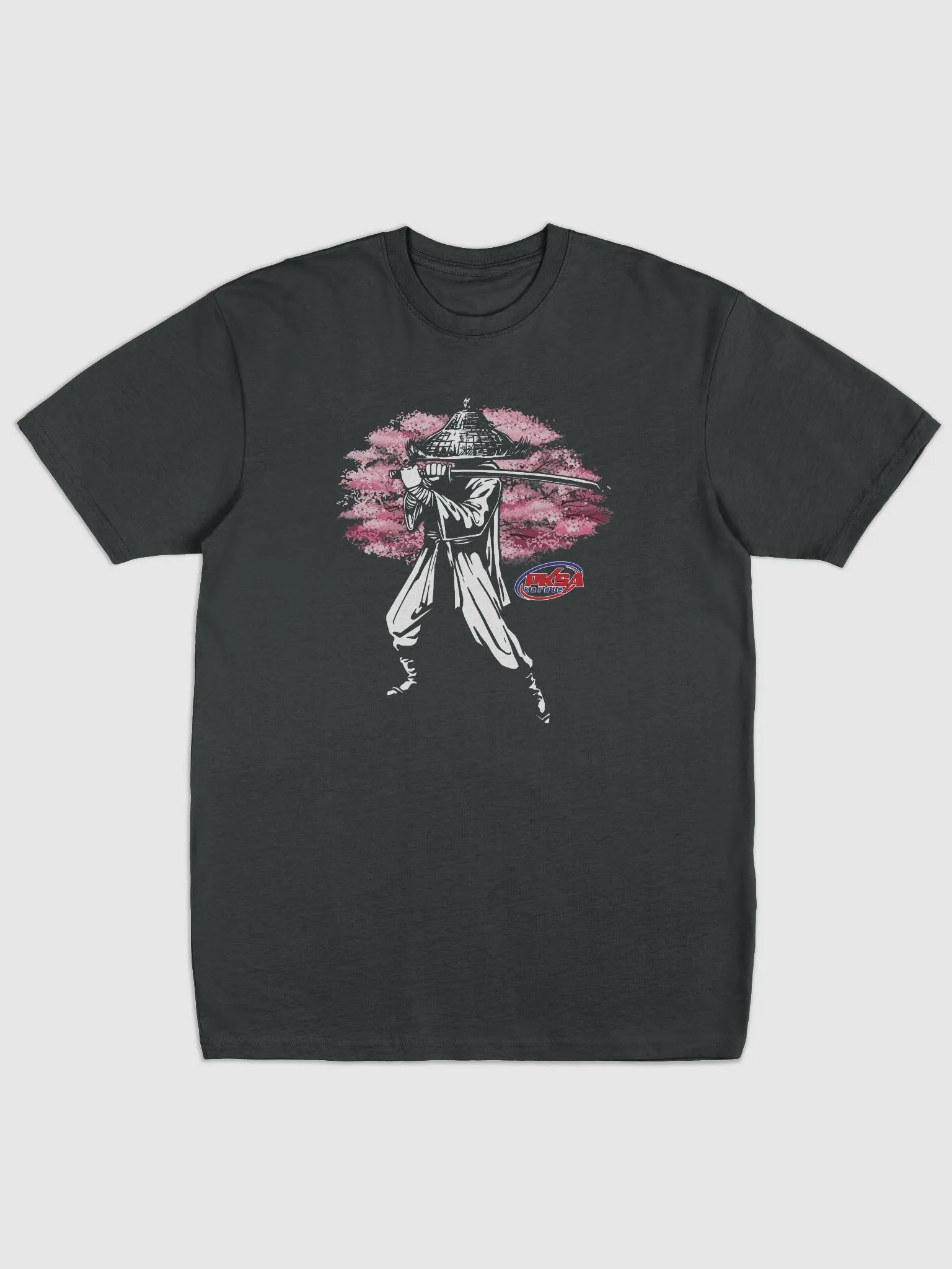Adult: Samurai & Cherry Blossom heavy shirt product image (1)