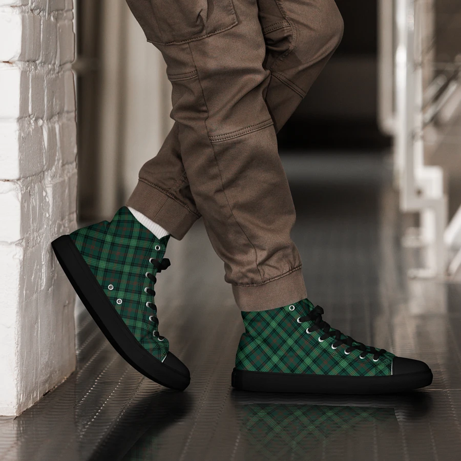 Ross Hunting Tartan Men's High Top Shoes product image (16)