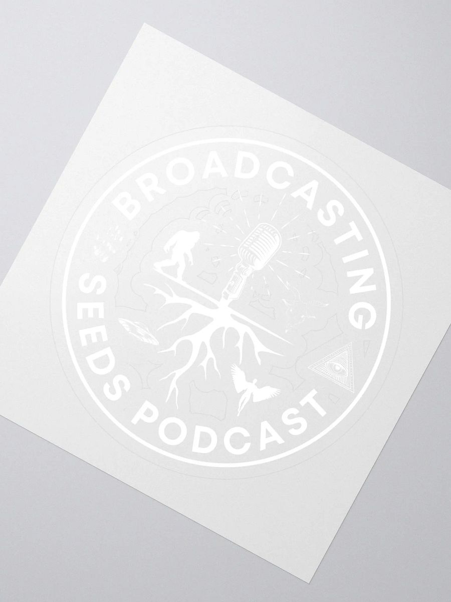 Broadcasting Seeds Kiss Cut Stickers product image (2)