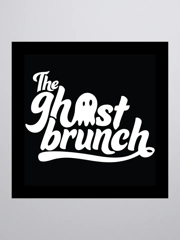 The Ghost Brunch 3"x3" sticker product image (1)