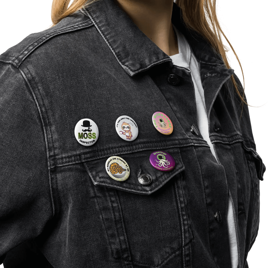 Assorted Button Pins product image (12)