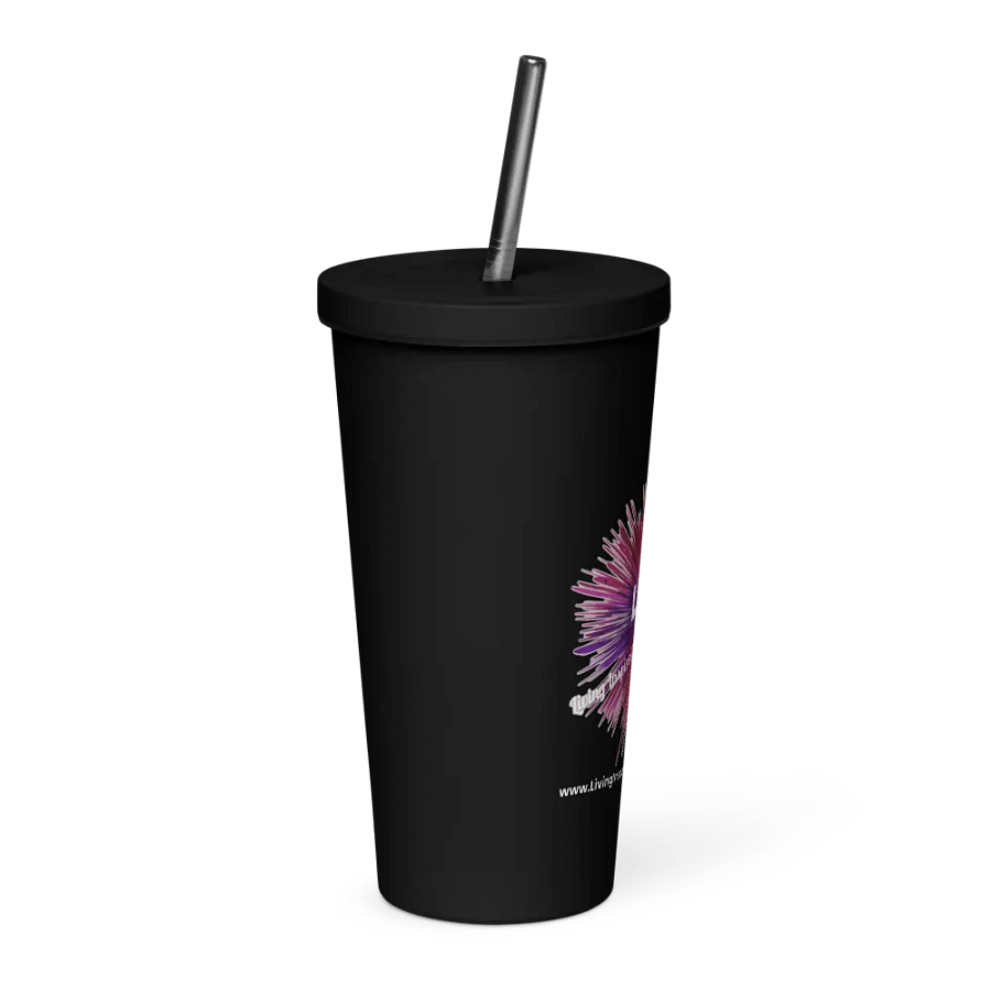 20 ounce Insulated Tumbler with a Straw product image (4)