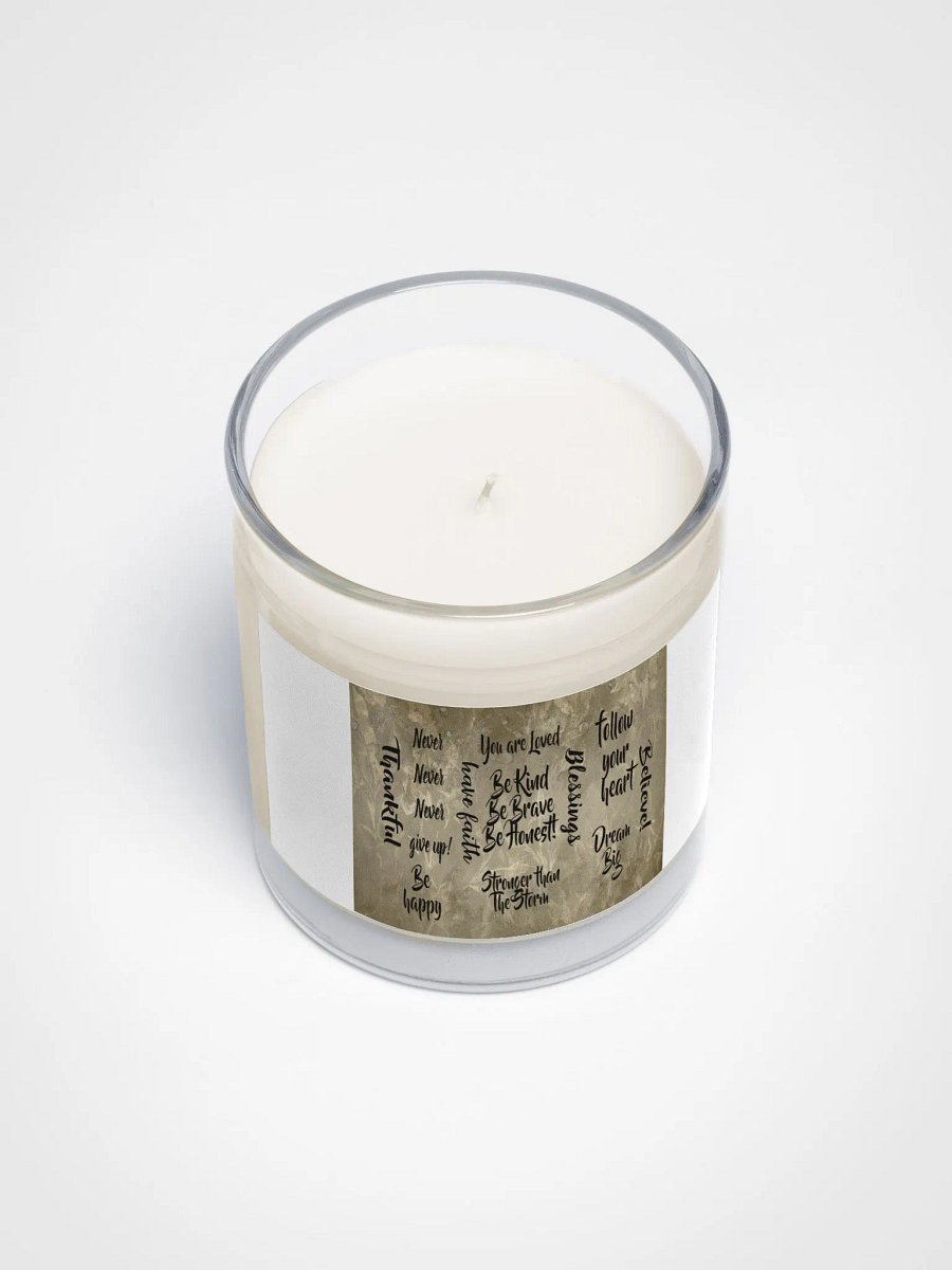 Positivity Affirmation Soy Wax Candle product image (3)