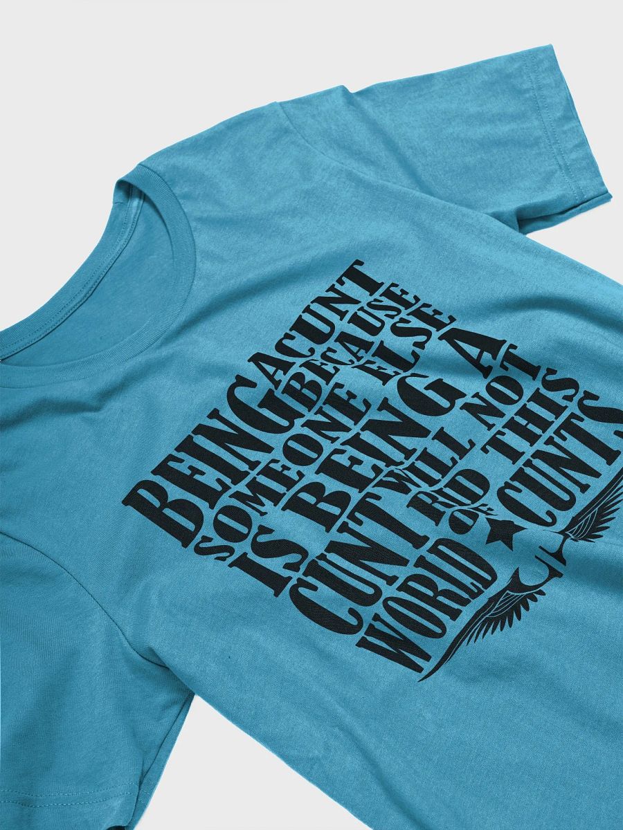 Stop Being A Cunt - Black Lettering - Bella+Canvas Supersoft T-Shirt product image (3)