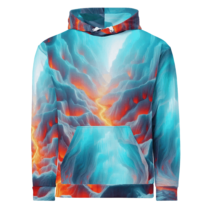 Fire and Ice - Erupting Lava Under Ice #18 product image (1)