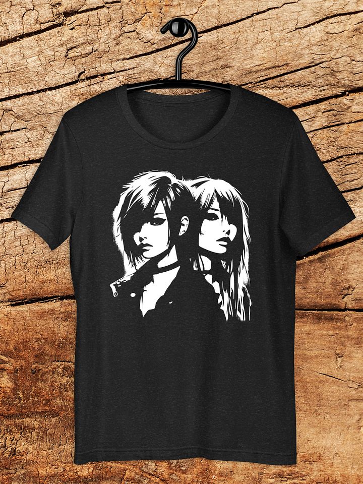 Emo Goth Double Portrait Graphic Unisex T-Shirt - product image (1)