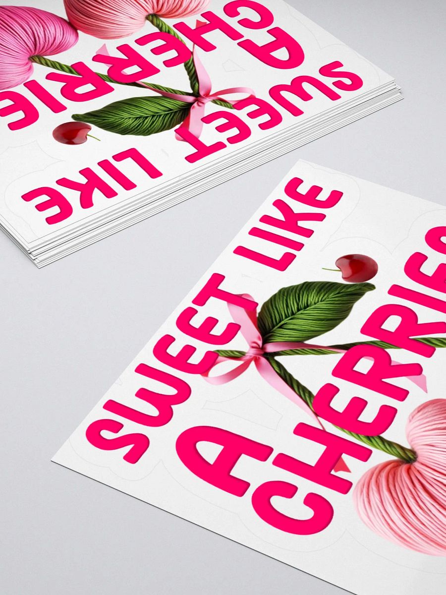 Sweet Like a Cherries - Kiss Cut Stickers product image (10)