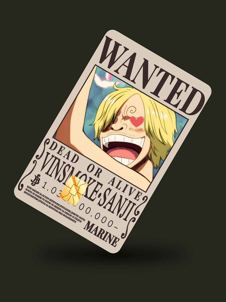 Vinsmoke Sanji Wanted Poster (Holographic) product image (1)