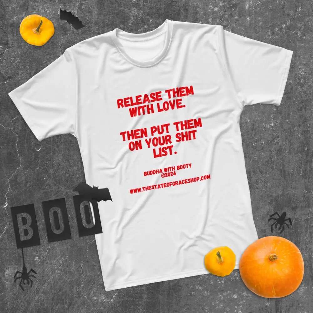 BUDDHA WITH BOOTY TEES 4 U MEN “Release them with love. Then put them on your shit list.” product image (11)