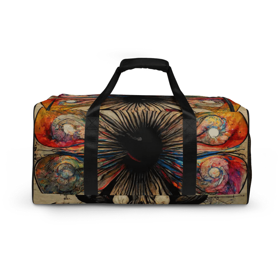 Surreal Mushroom Dreams All-Over Duffle Bag product image (4)