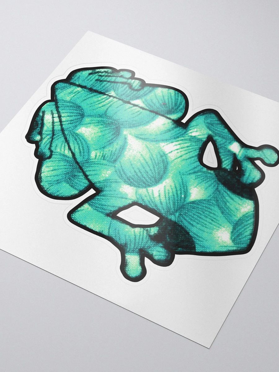 Big Frog Sticker in Seagrape product image (3)