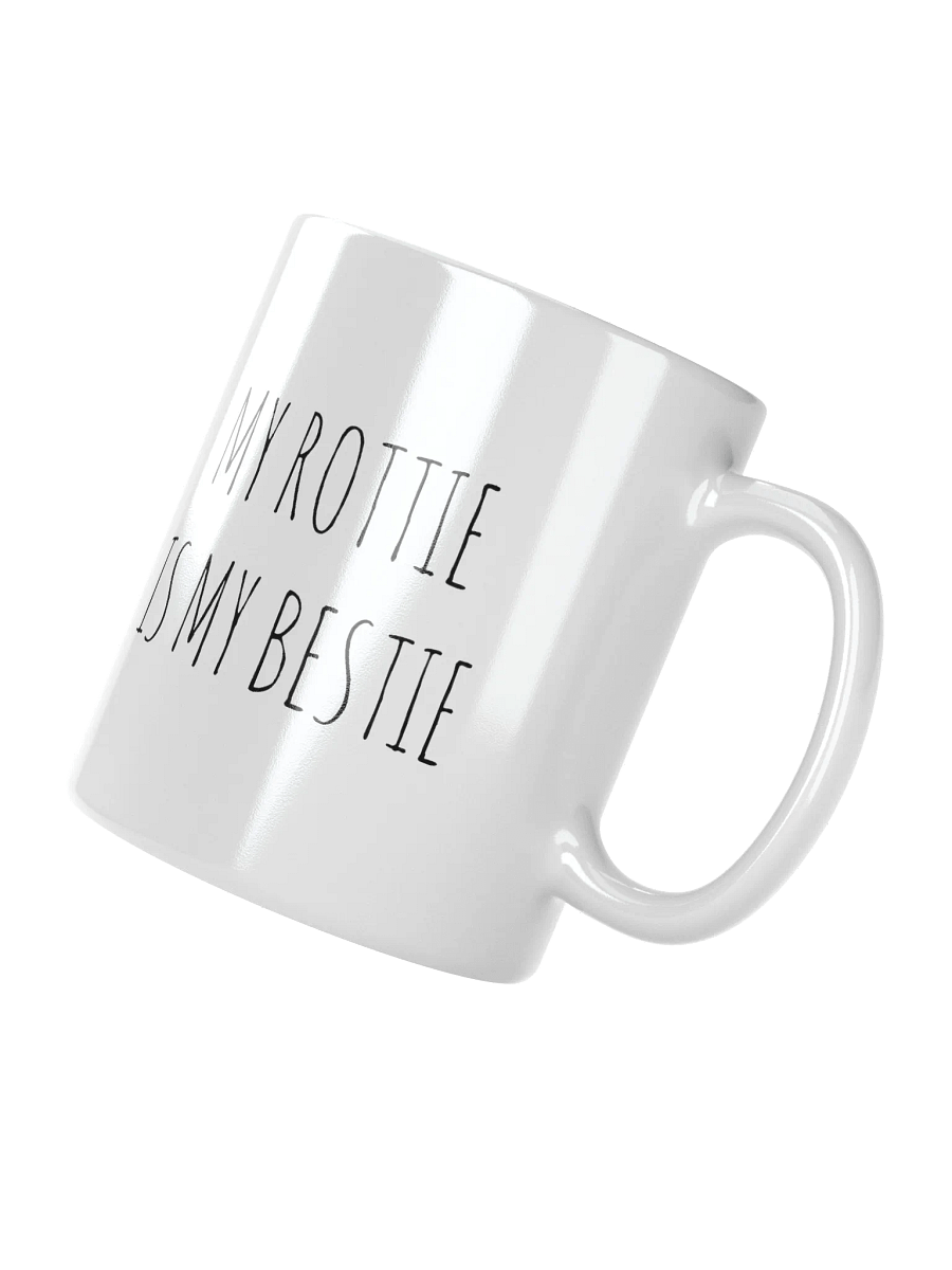 My Rottie Is My Bestie Minimalist Rustic Chic Mug product image (5)