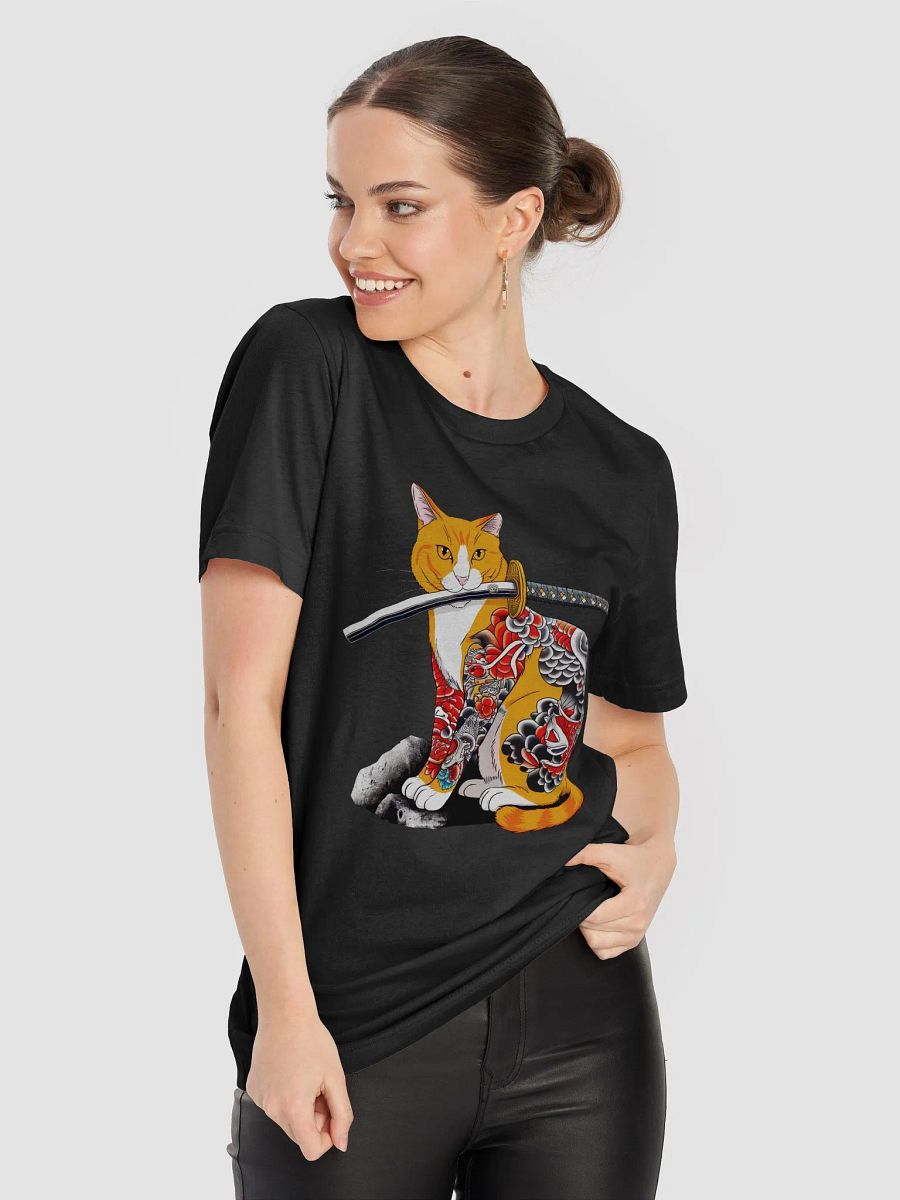 Ginger Samurai Cat T-Shirt product image (8)