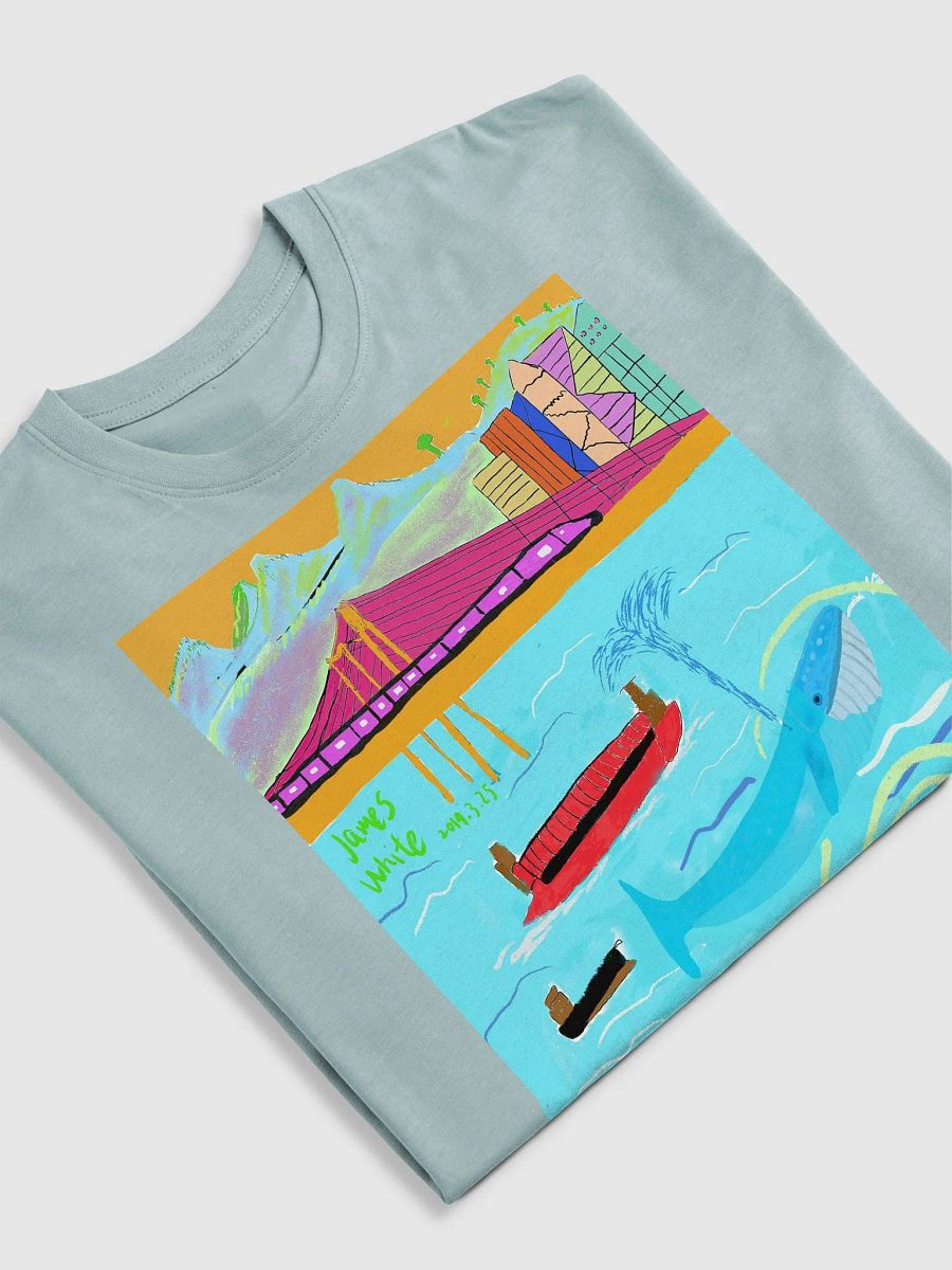 Cotton Heritage Men's Premium Heavyweight Tee: blue whale product image (31)