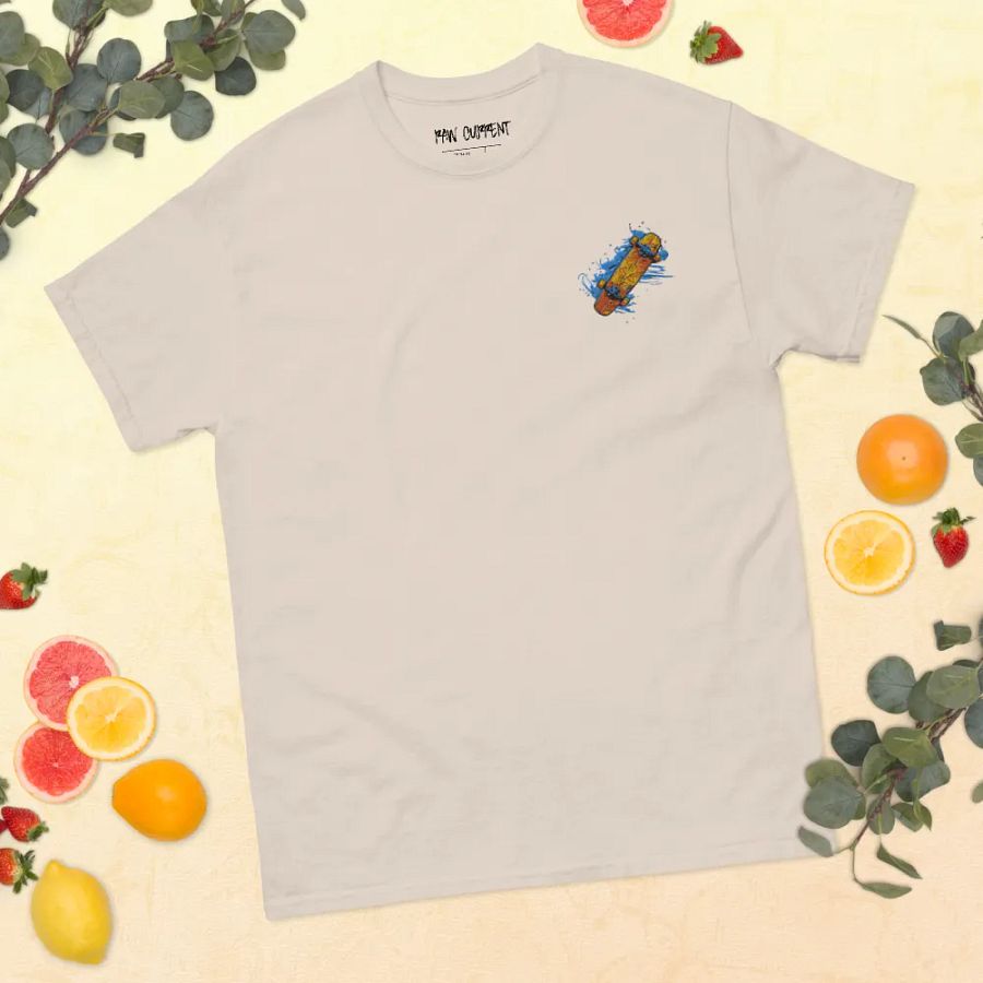 Wild Wet Skateboard Embodied T-shirt product image (35)