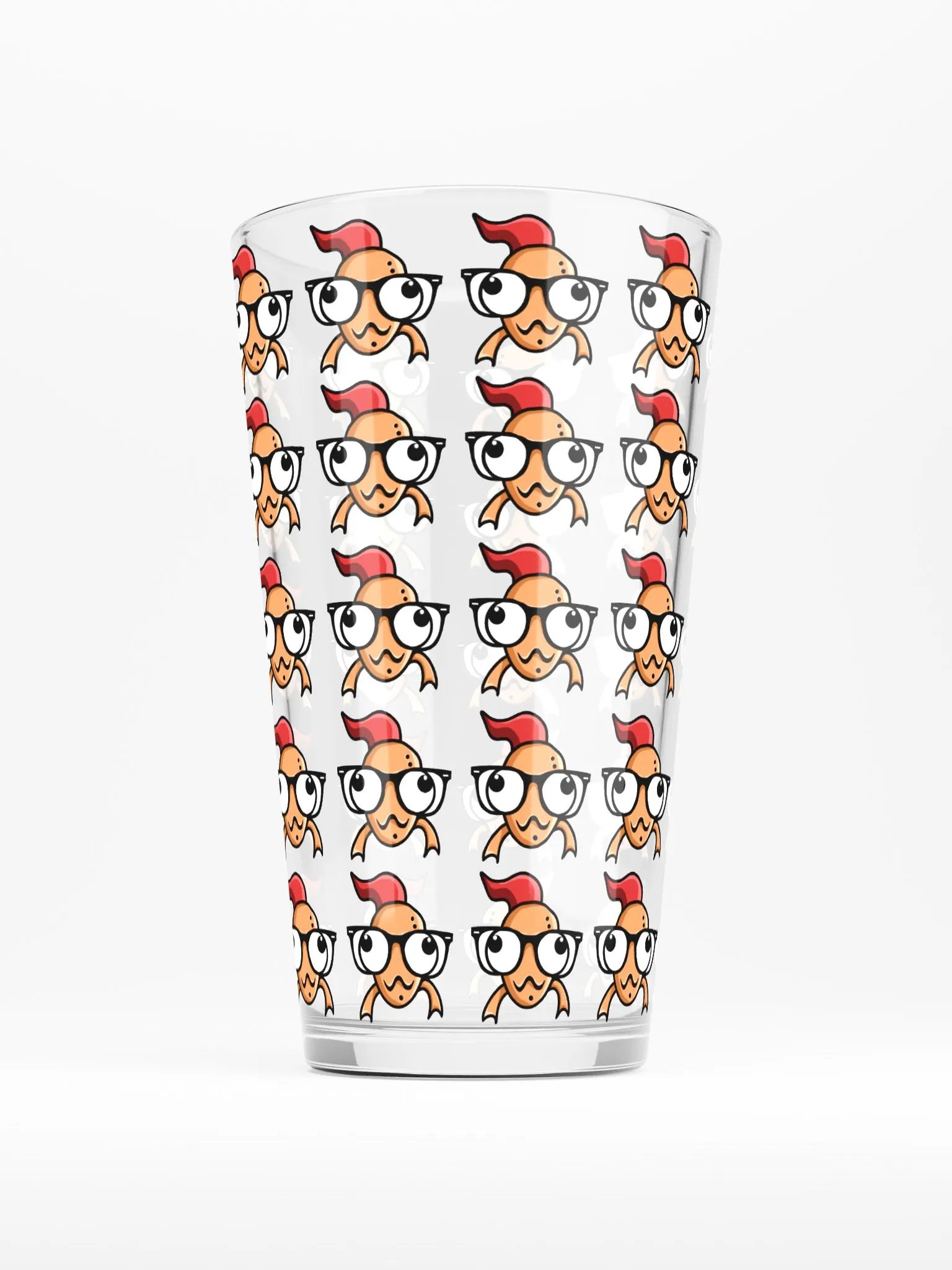 FEESH Logo Pint Glass [allover] product image (2)