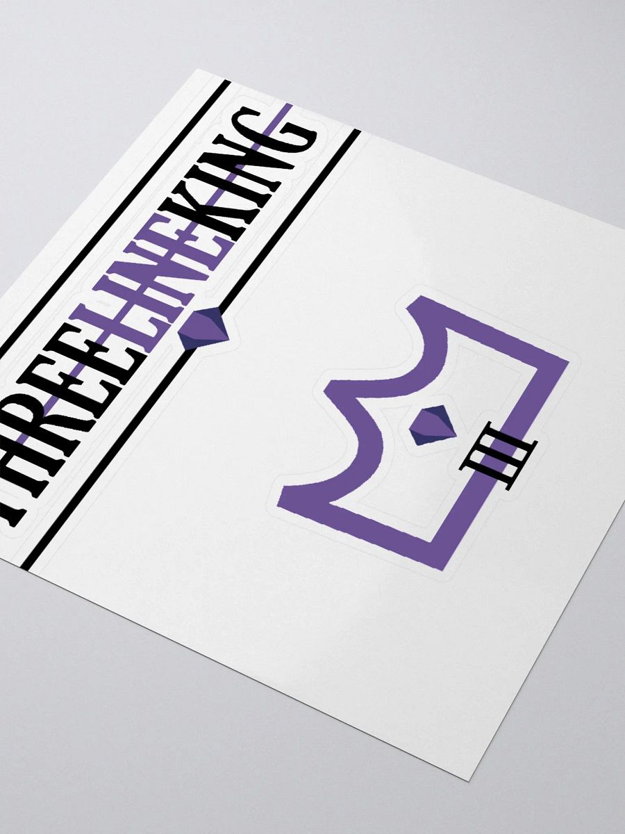 Three Line King Stickers product image (3)