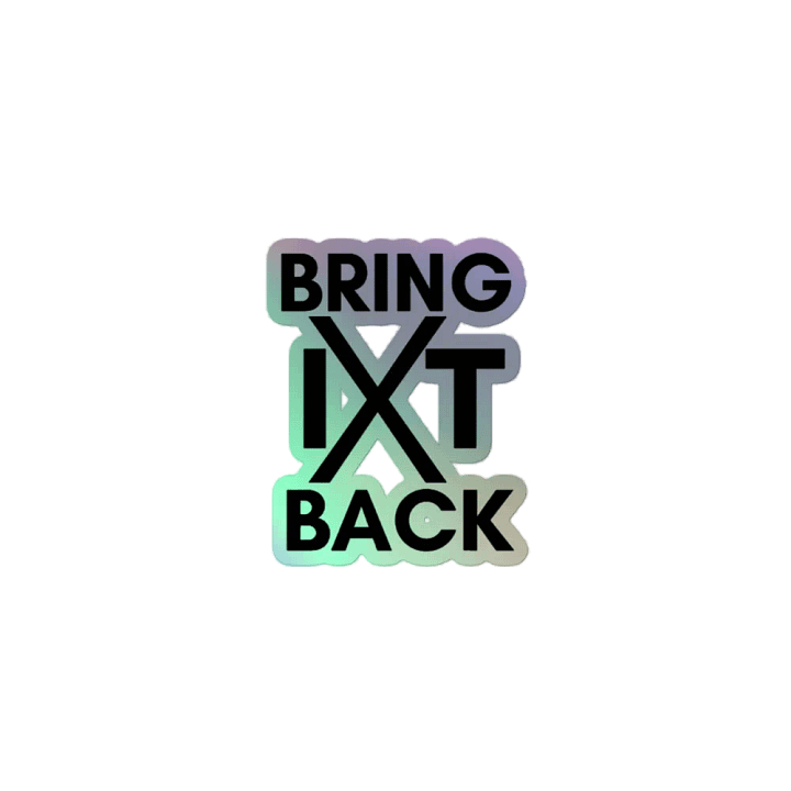 Bring It Back Holographic Sticker Sheet product image (2)