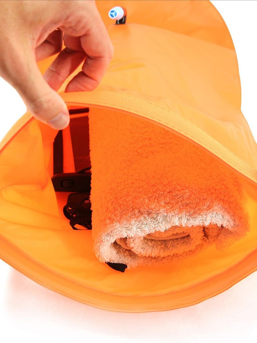 Schwimmboje orange mit Trockensack product image (4)