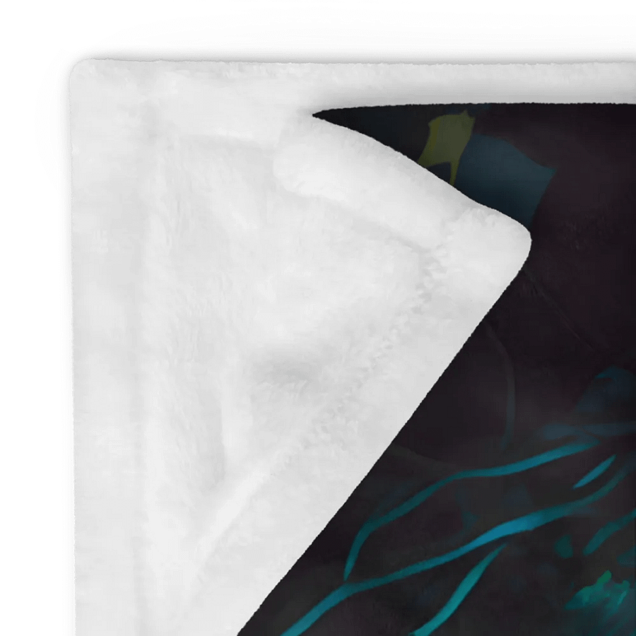 Black Panther Wild Animal Enchanted Forest Throw Blanket product image (12)