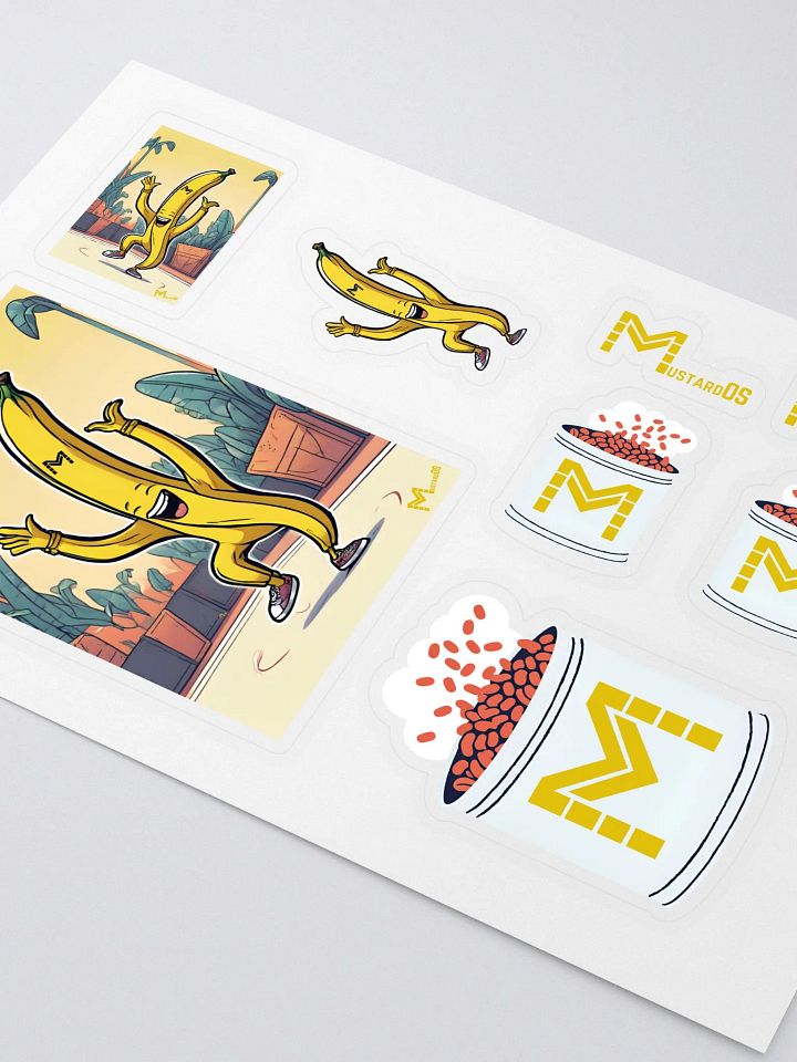 Beans and Banana Stickers product image (2)