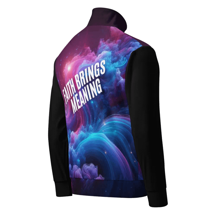 Cosmic Nebula Unisex Track Jacket | faith brings meaning product image (2)
