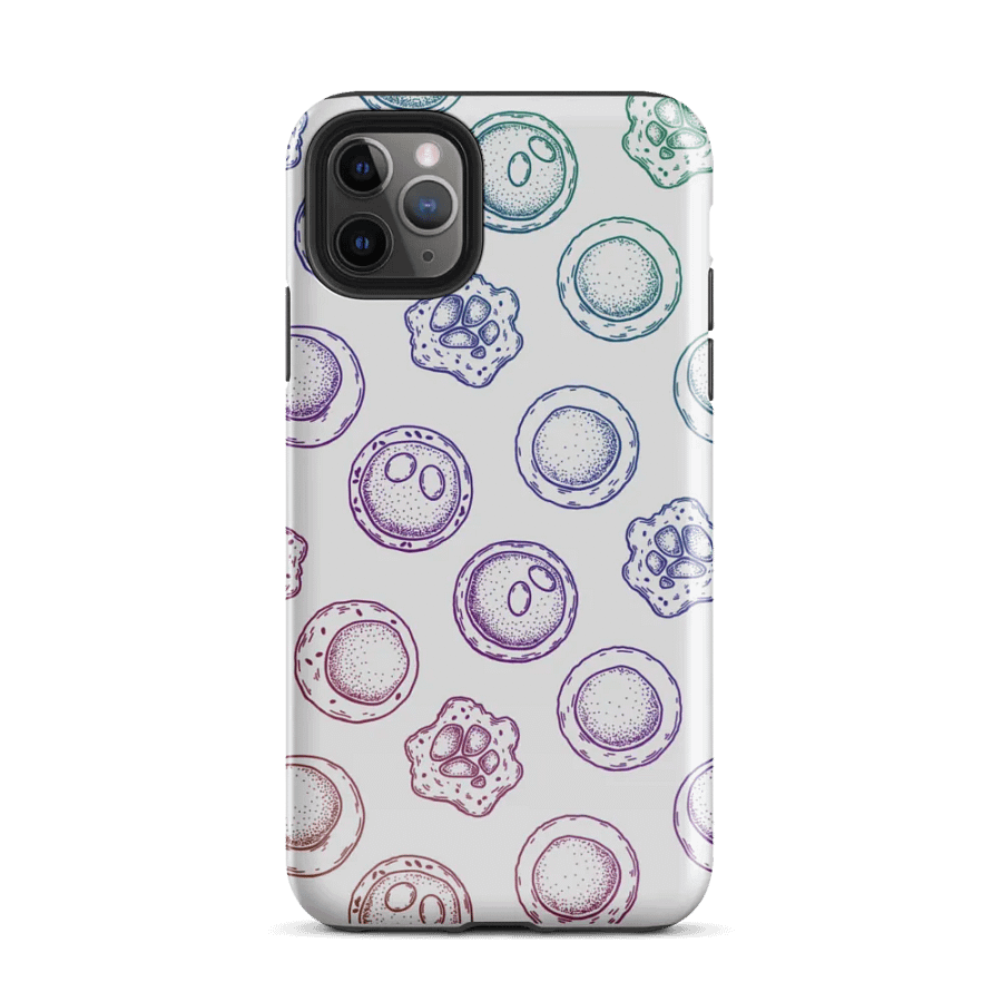 "Stem cells pattern" light grey case for iPhone® product image (51)