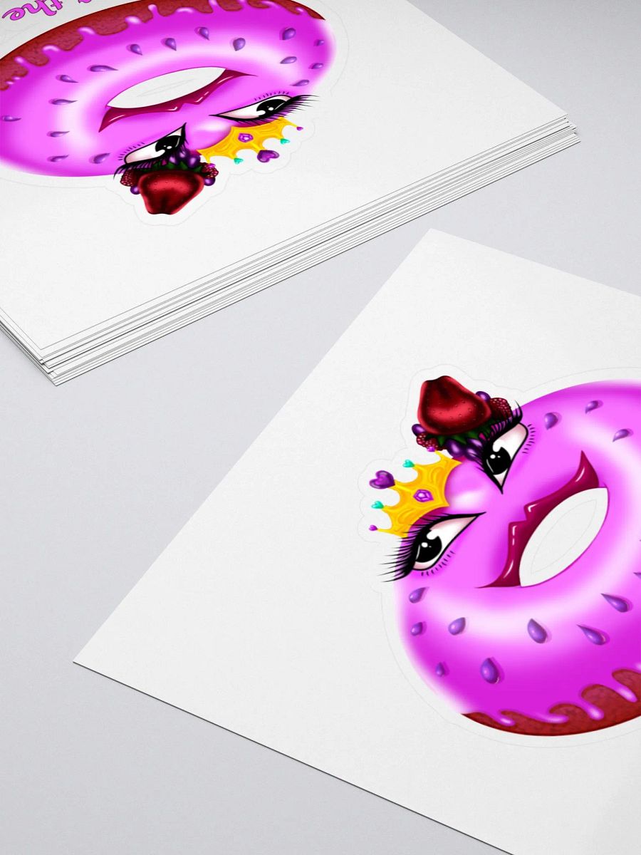 Queen of the Donuts KissCut Sticker product image (10)