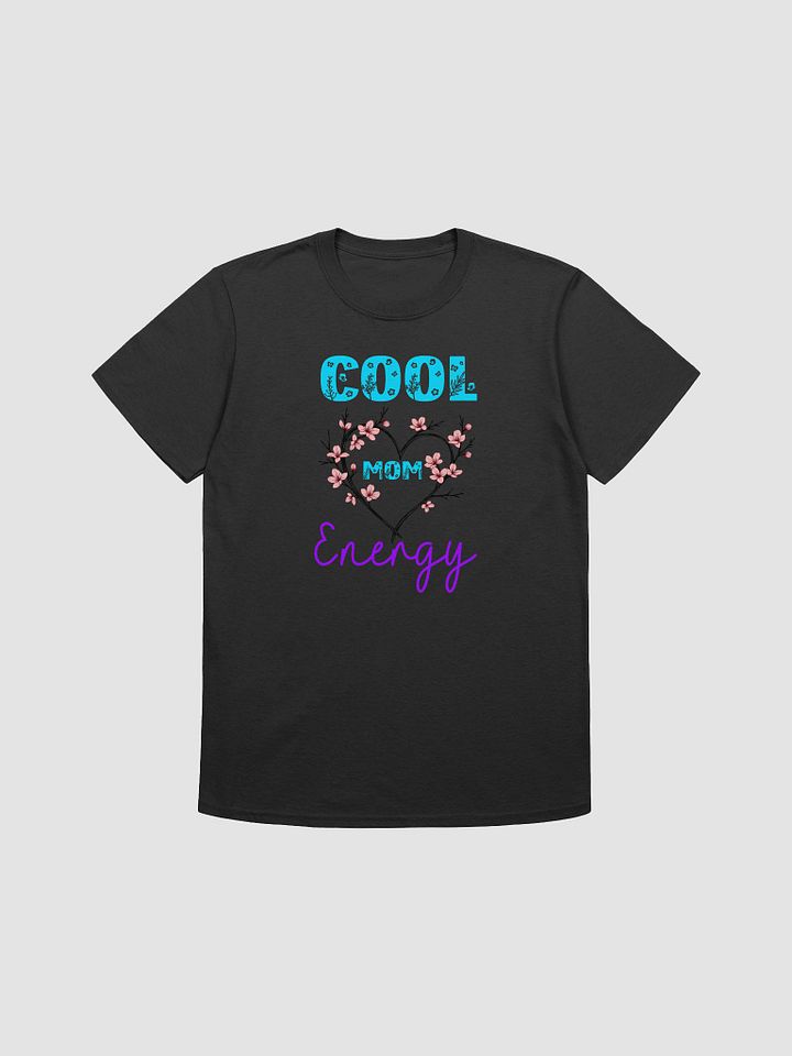 Cool Mom Energy Floral Heart T-Shirt product image (3)