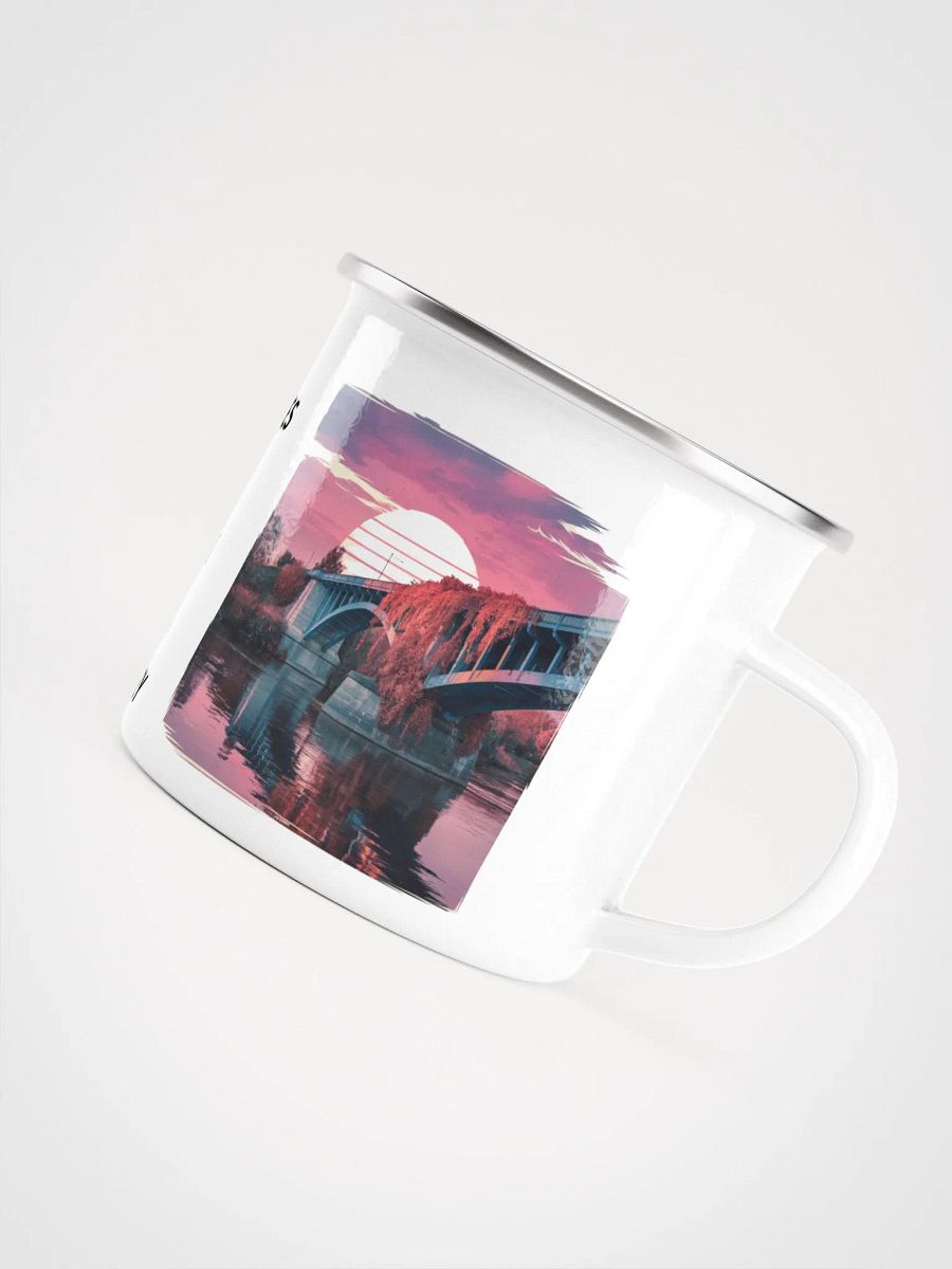 Sunset Bridge Enamel Mug product image (5)