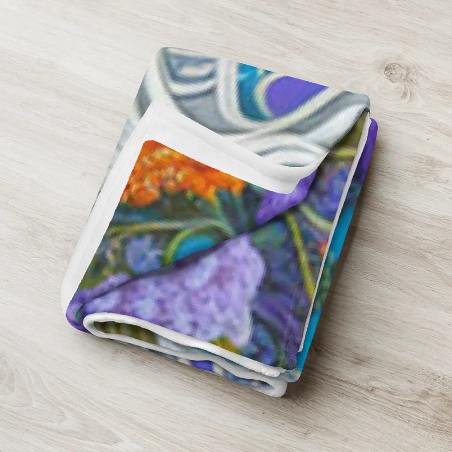 Blue Goddess Cosy Fleece Blanket product image (6)