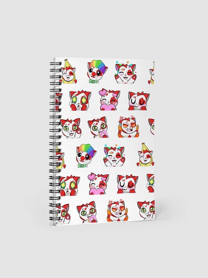 Crimson Pattern Notebook product image (1)