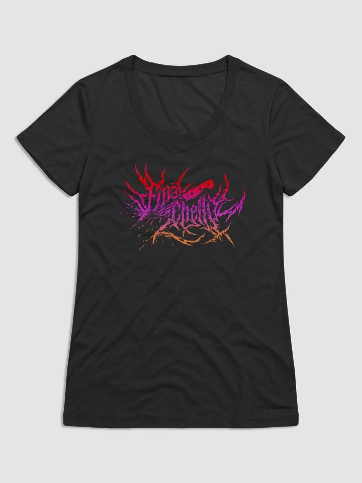 Keep It Metal Pink Blend Logo Womens Triblend Printed Tee product image (1)