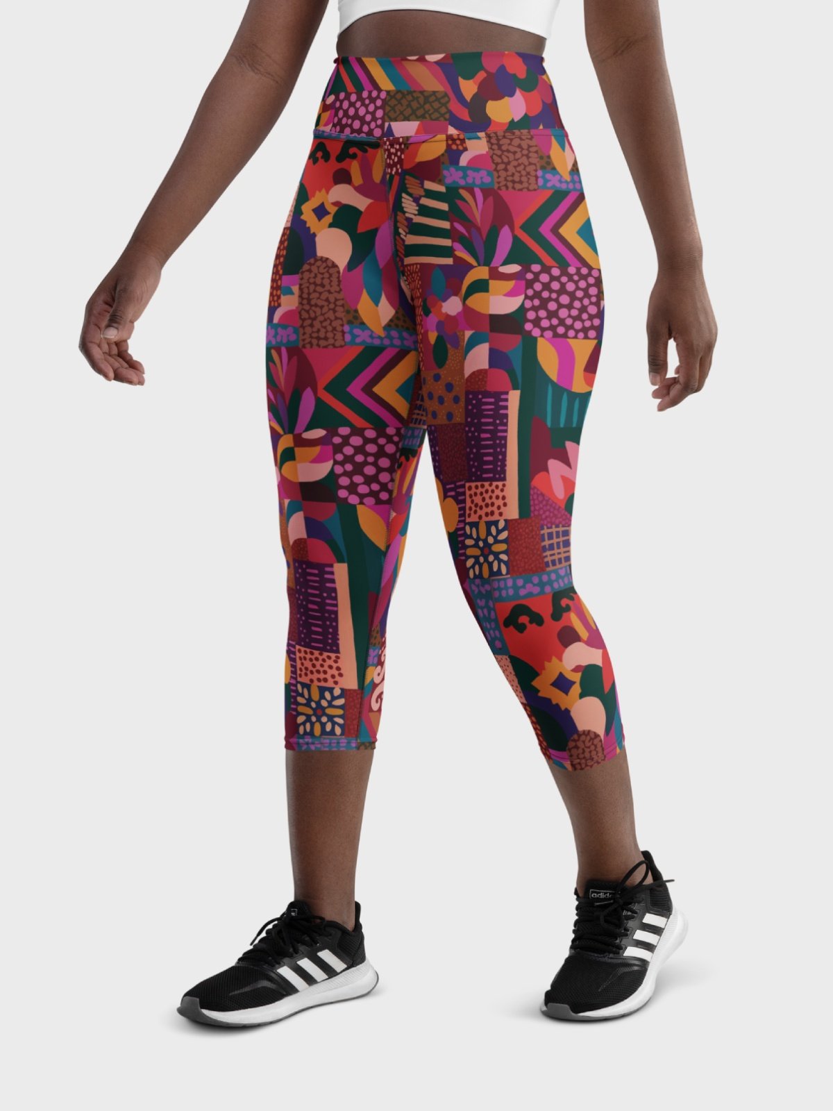 Capri Leggings "Abstract African Ethnic Pattern" Printed product image (3)
