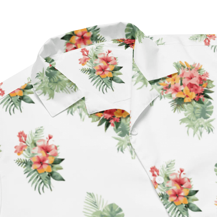Hawaiian Style Shirt, Tropical Florals product image (2)