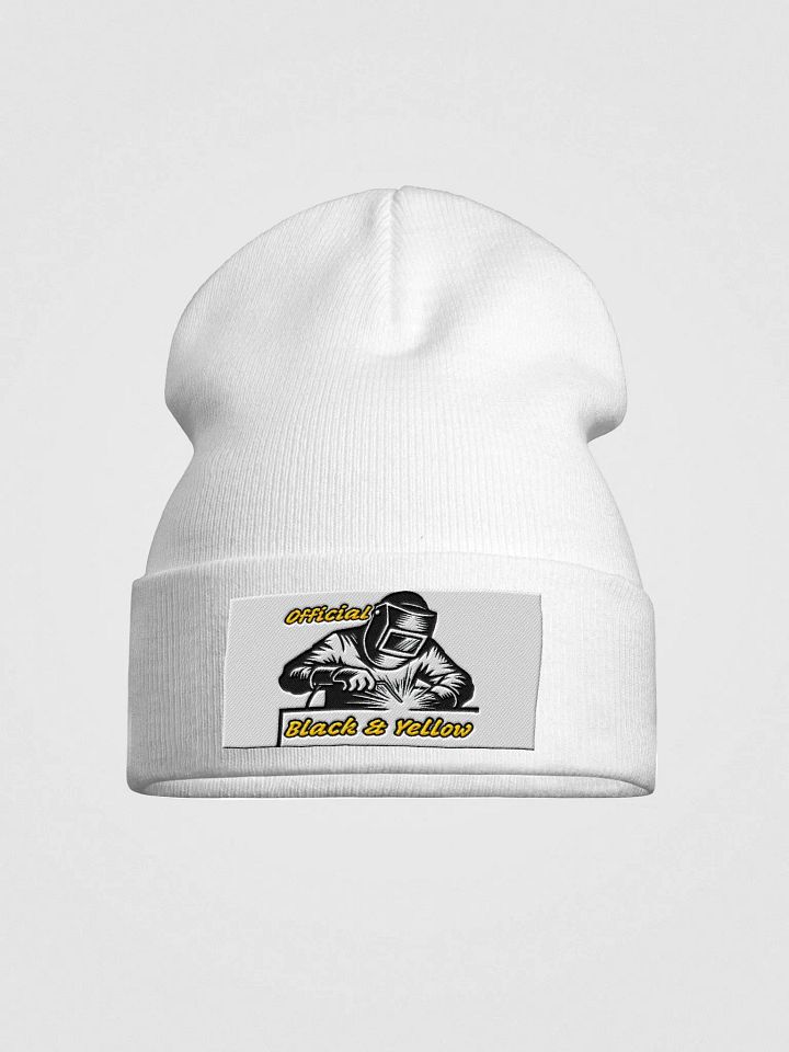 Official Black & Yellow Welding Steel Beanie product image (1)