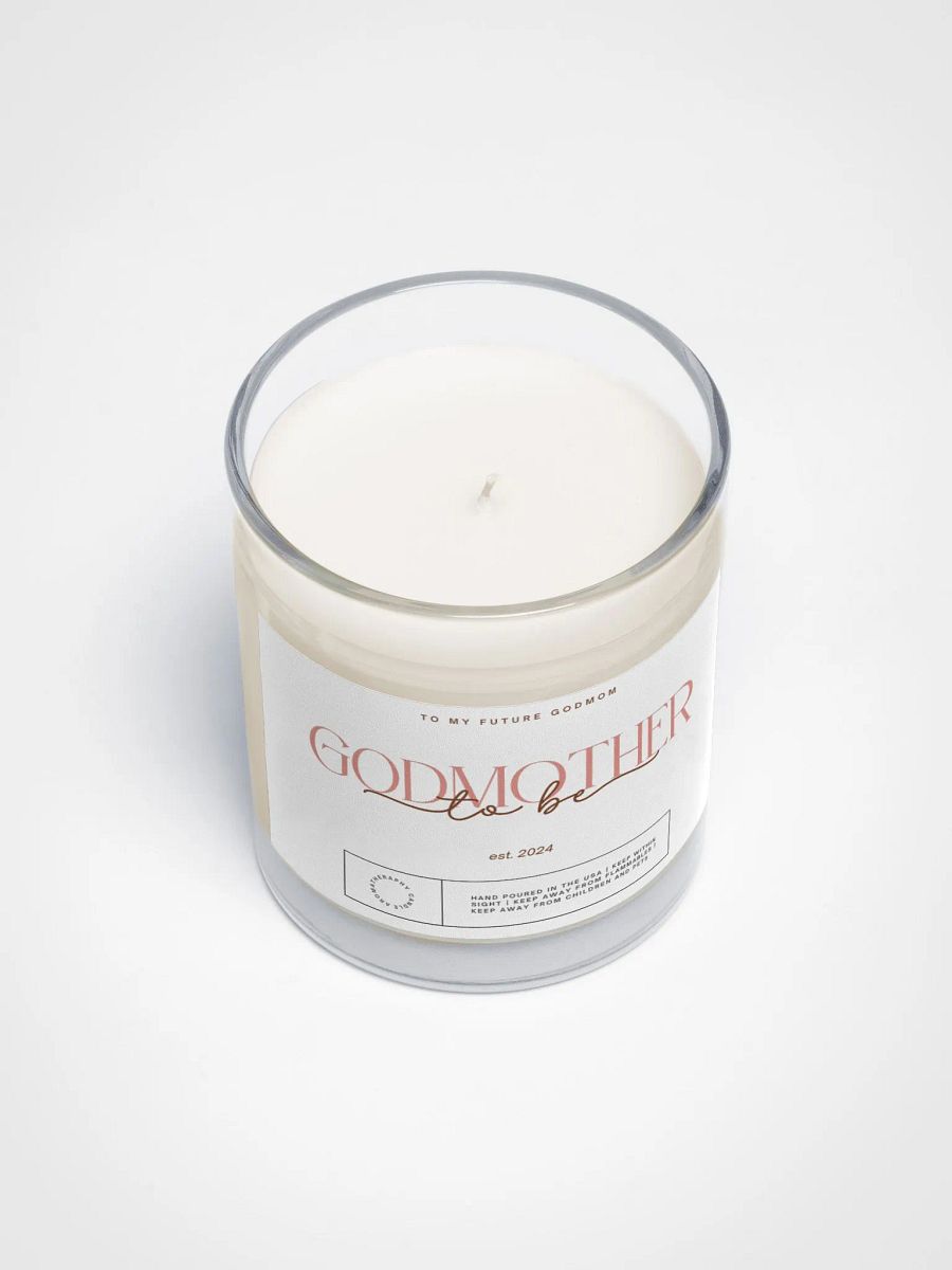 Elegant godmother proposal candle product image (4)
