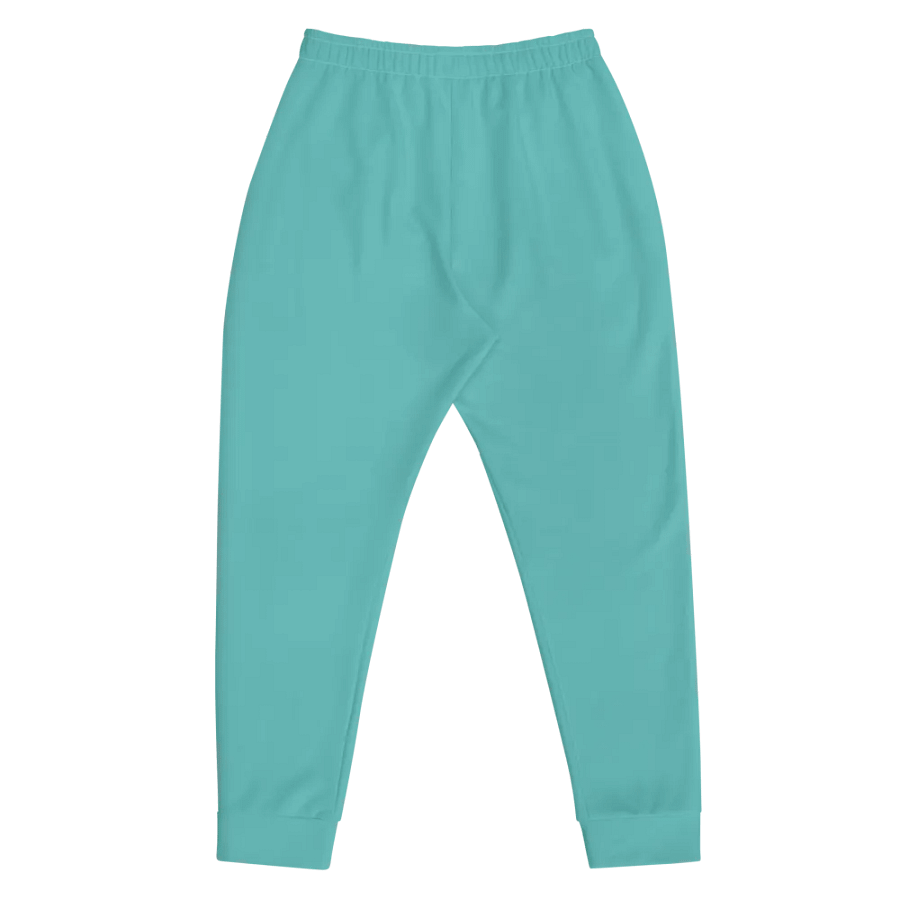 Plain Turquoise Blue True Summer Recycled Polyester Premium Men's Joggers by Treasure Pie product image (5)