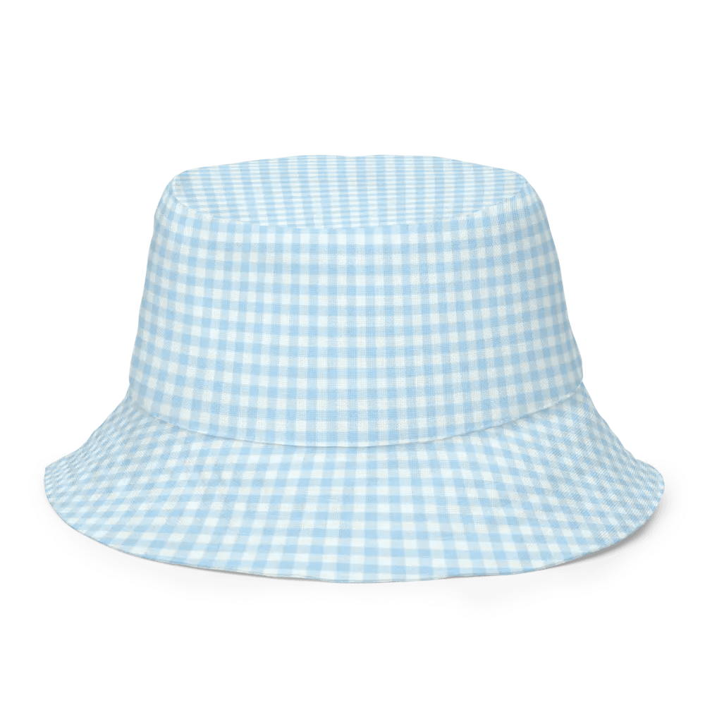 COTTAGE FLOWERS WHITE GINGHAM Reversible Bucket Hat - Wendehut fürs Festival product image (9)