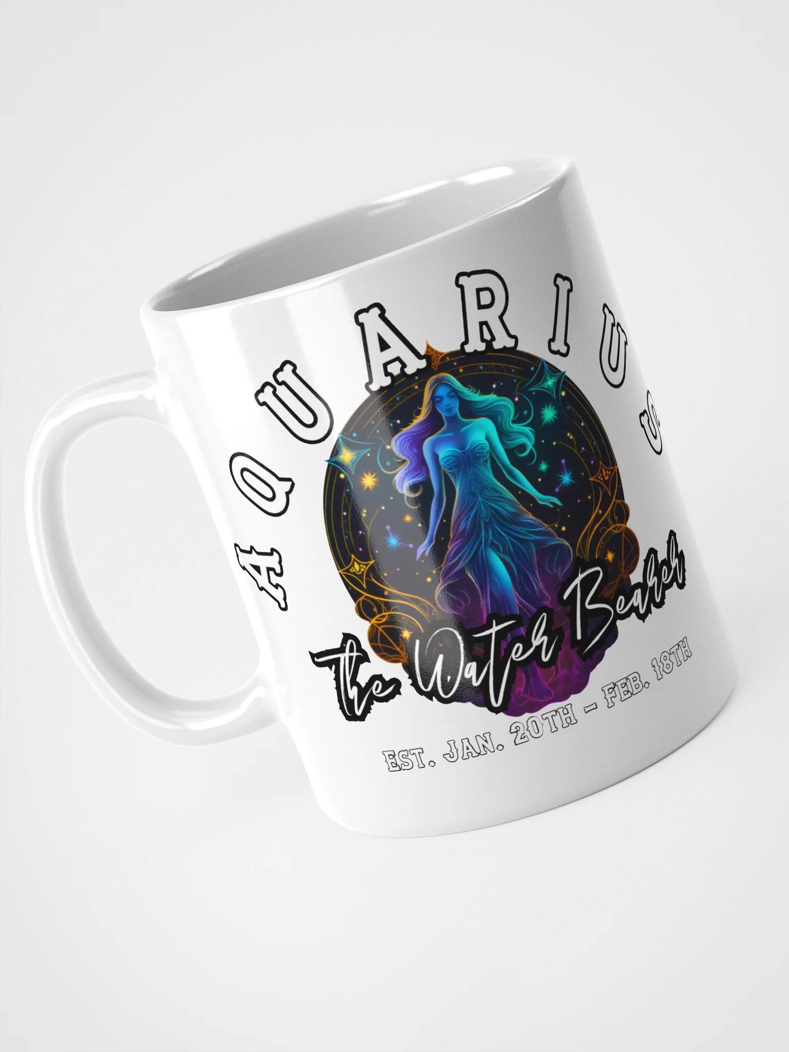 Aquarius - Zodiac White Mug product image (1)