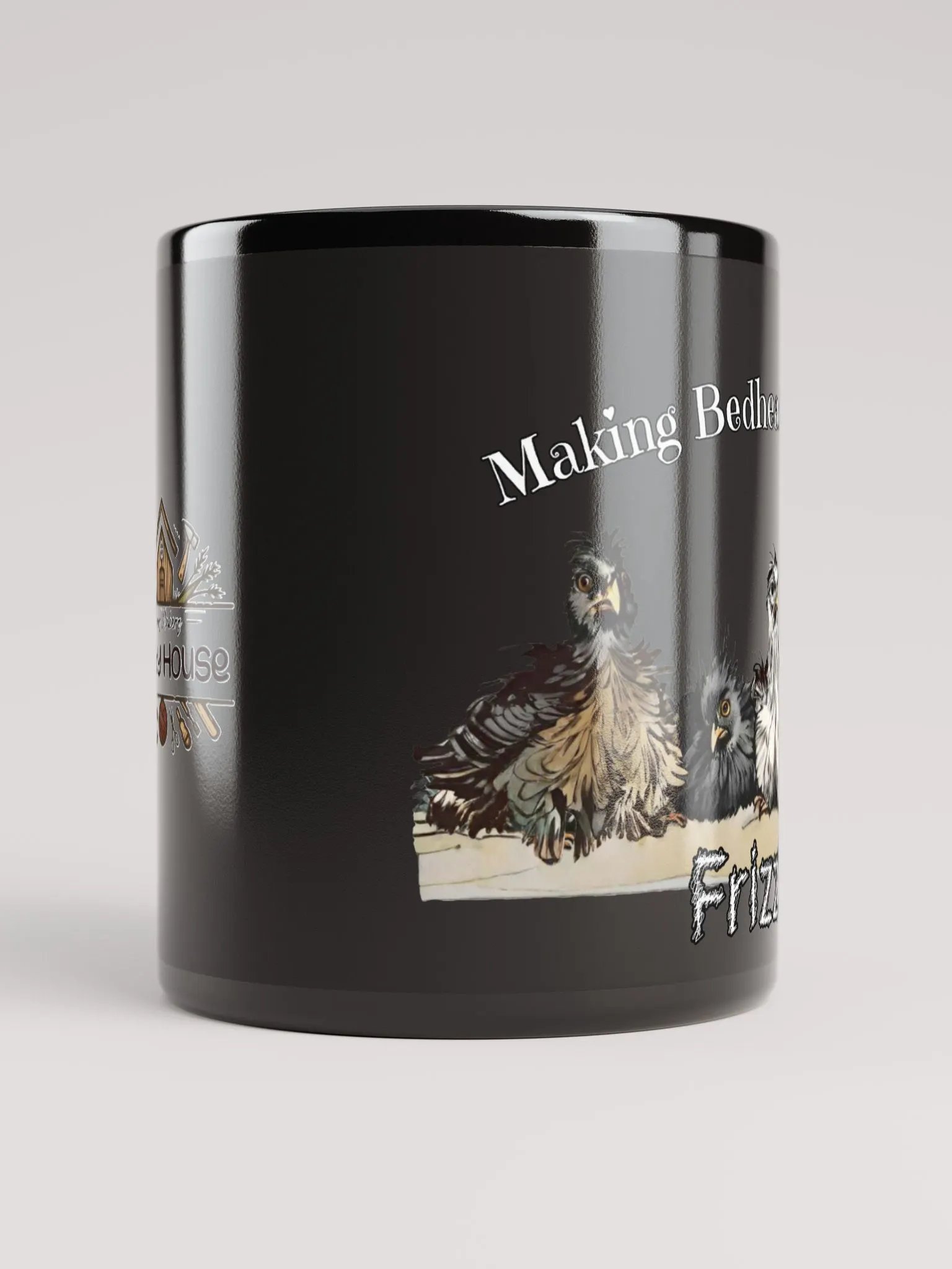 Making Bedhead Look Good | Glossy Black Mug product image (10)