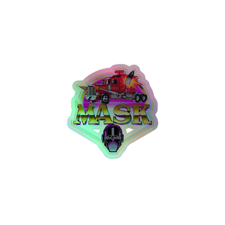 MASK 80's Cartoon Holofoil Sticker product image (1)
