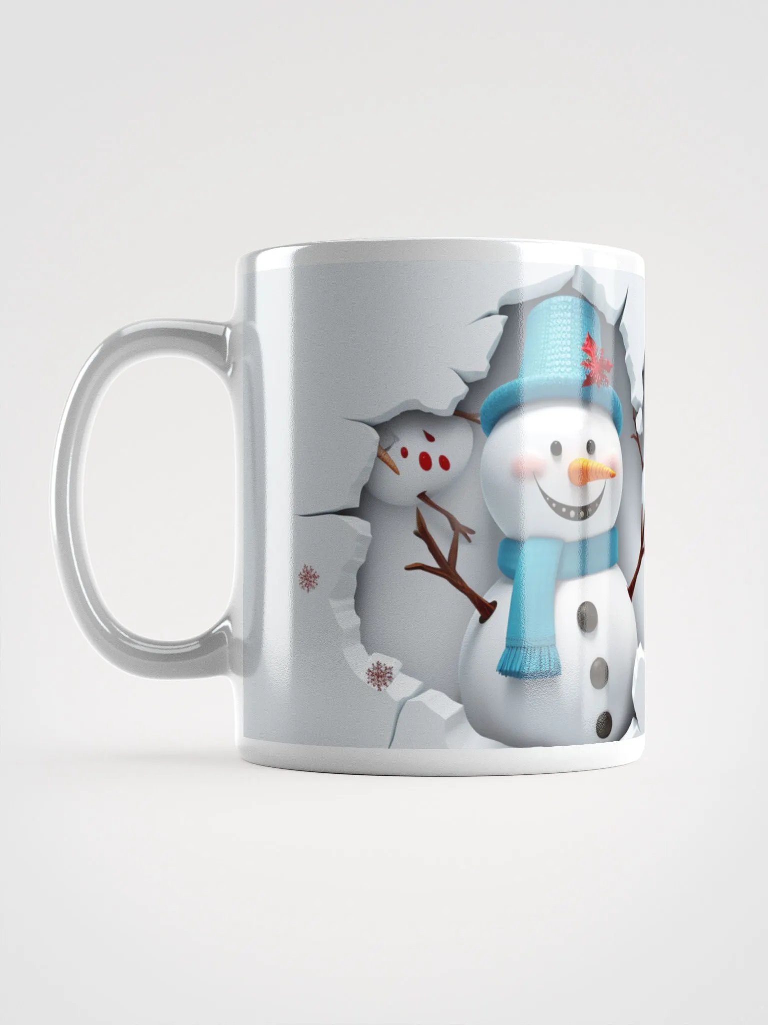"Snowman Surprise" - A Whimsical Winter Wonderland Mug product image (6)