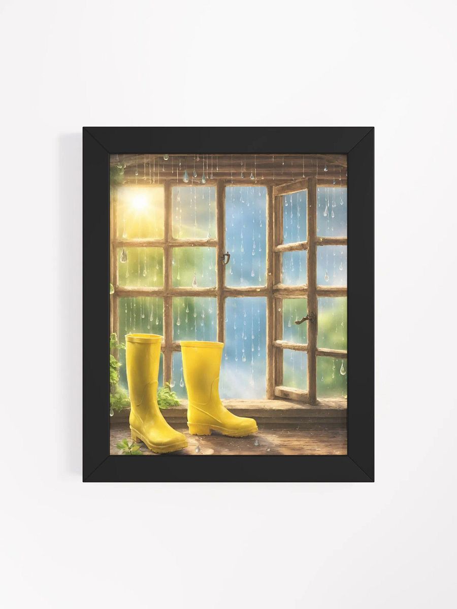 Sunshower and Rainboots Framed Poster product image (25)