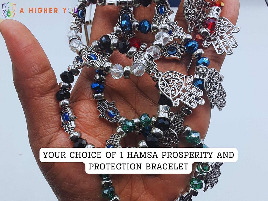 10 pc Peace Keeper Energy Crystals | Energy protection | Prosperity bracelets with BONUS gift product image (3)