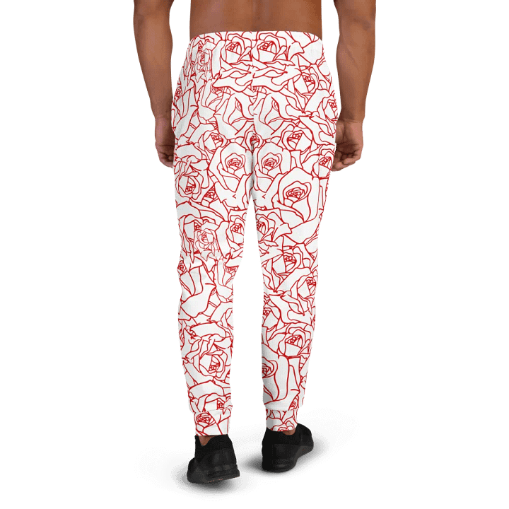 Loads of Roses · white-red joggers product image (2)
