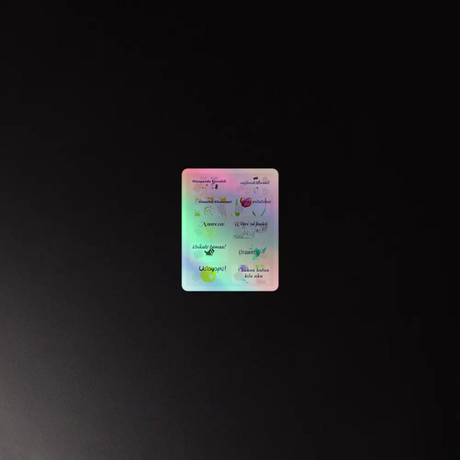 Fancy Swahili Sticker product image (2)