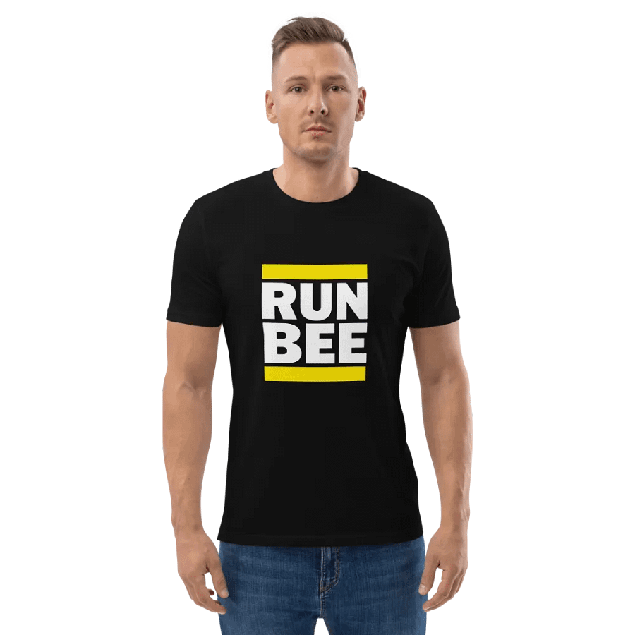 RUN BEE Organic Tee - 100% cotton product image (2)