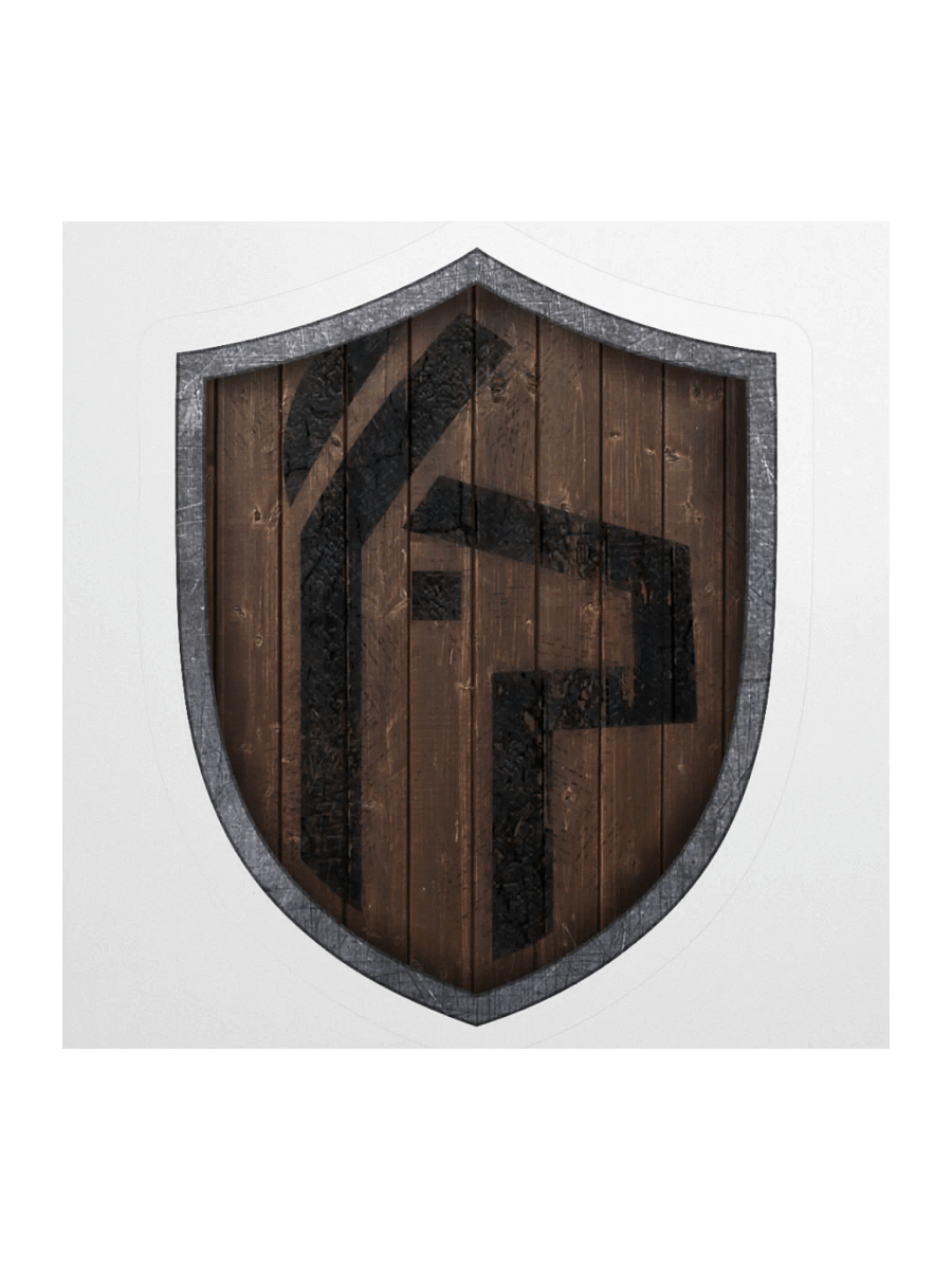 MrLlamaSC Shield Sticker product image (1)