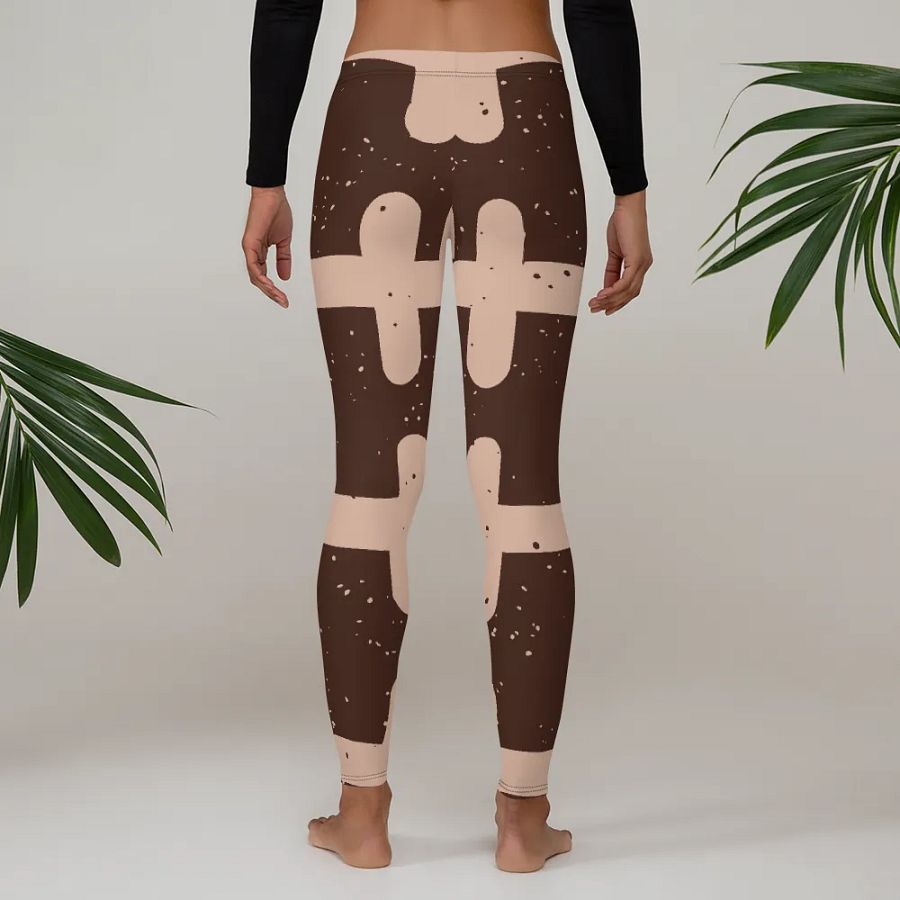 Customizable Textured Tan Lines Leggings product image (4)